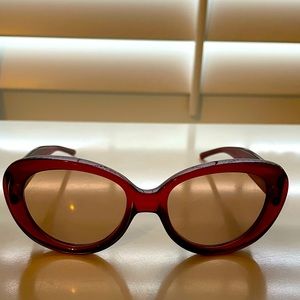 Vintage 90s Gucci red sunglasses women